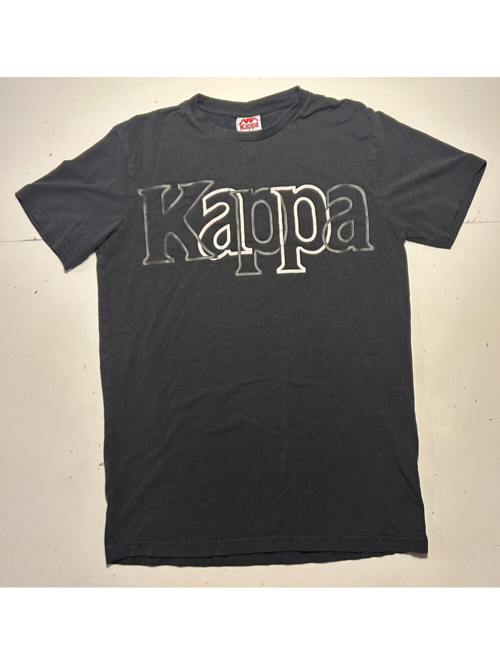 KAPPA Black Regular Fit Short Sleeve Logo T-shirt Medium